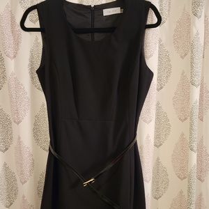 118. Calvin Klein belted dress